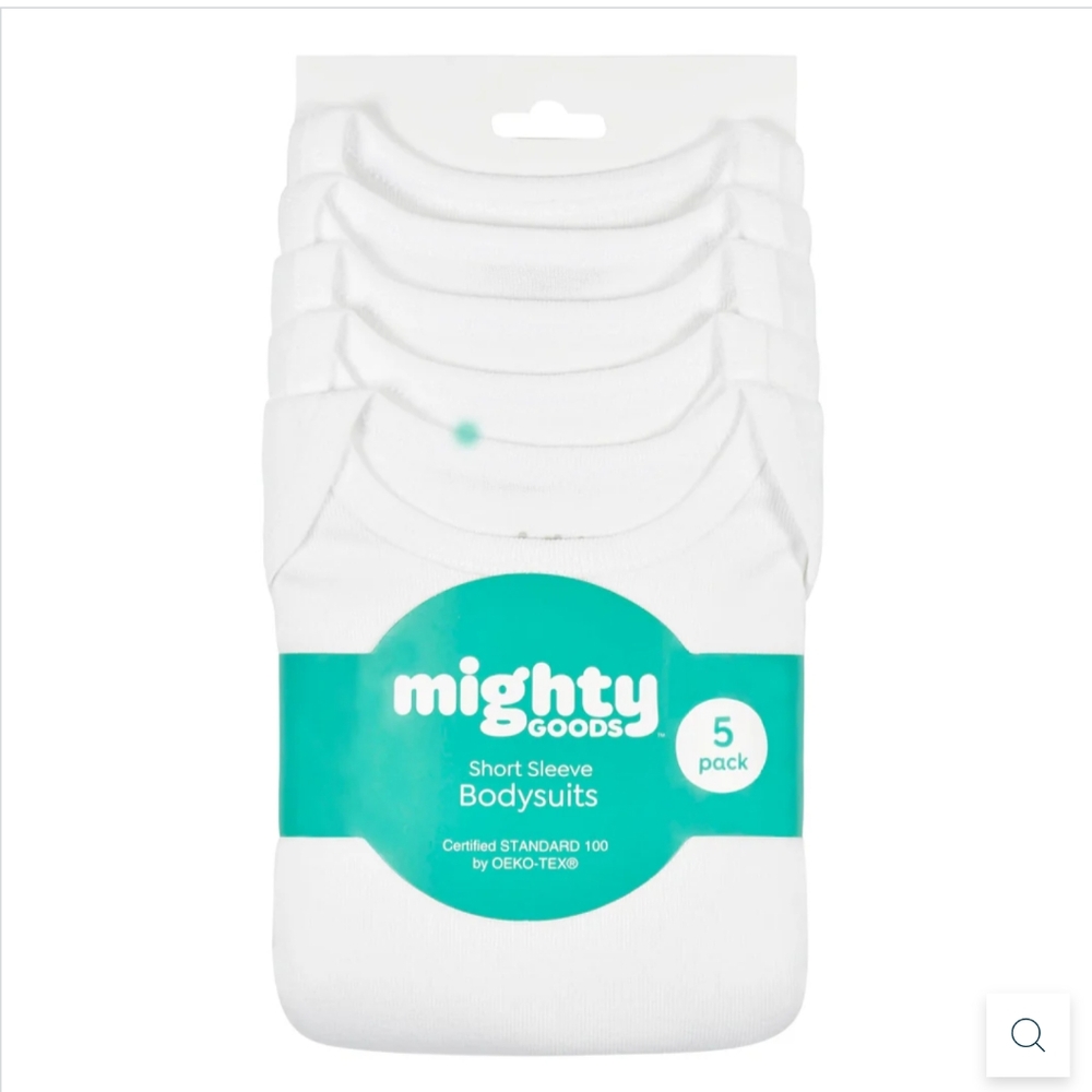 Mighty Goods Newborn Short Sleeve Bodysuit